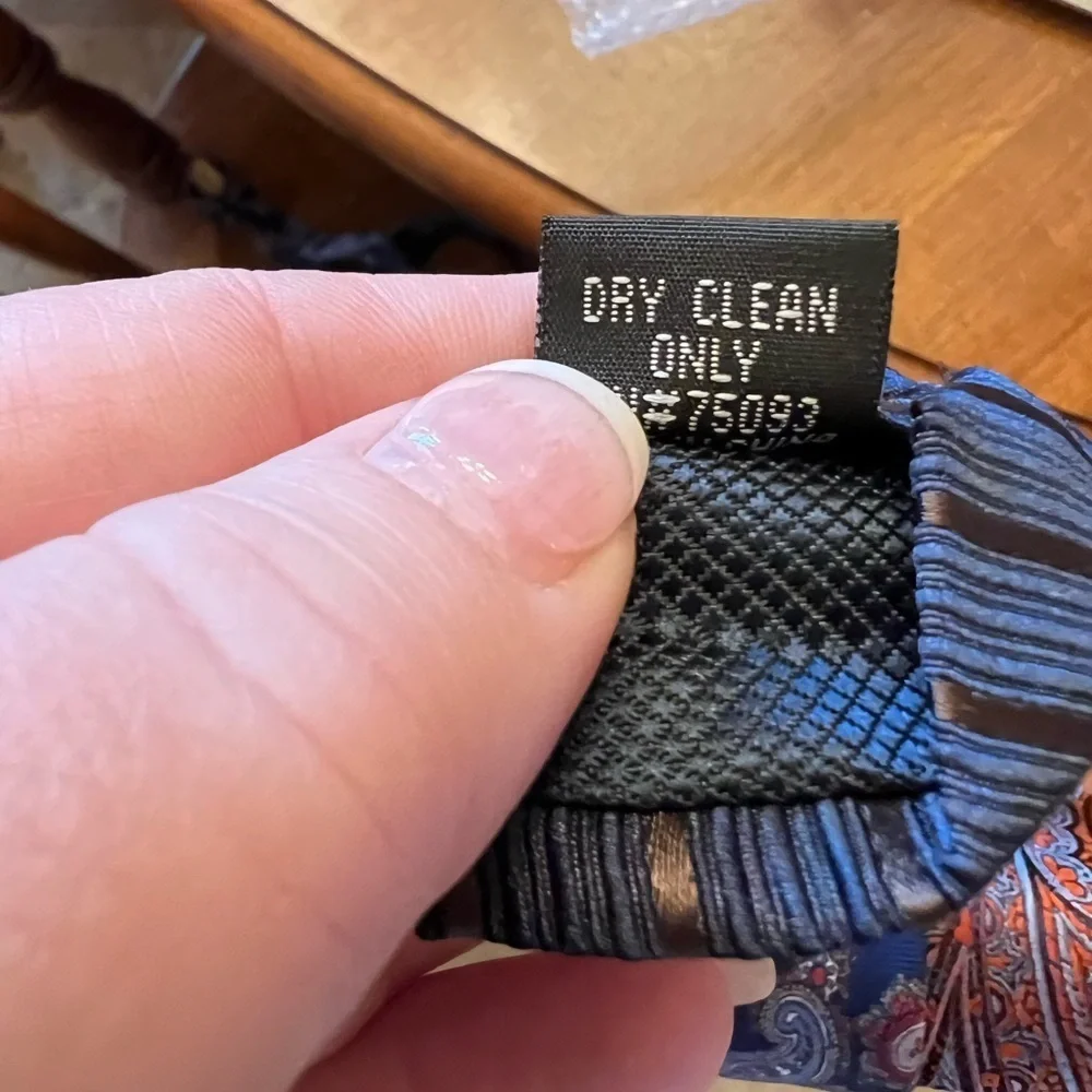Angelo Rossi Men's Necktie Striped Hand Made.